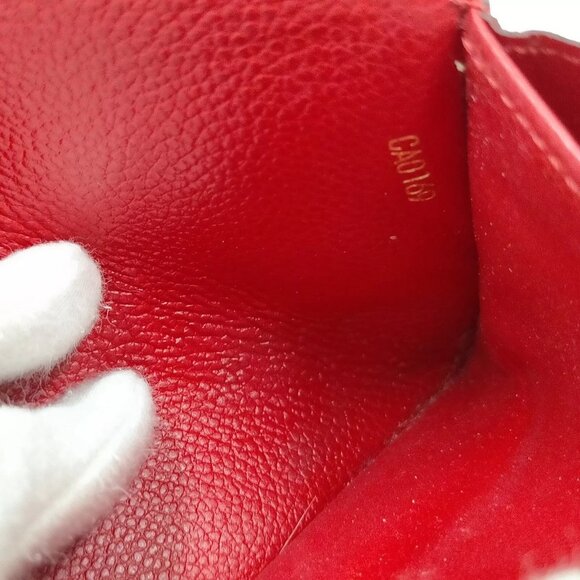 602305BB (X4) Louis Vuitton Wallet Long Red Monogram Empreinte - Picture 9 of 10